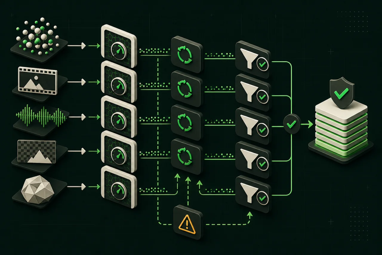 Token, video, audio, image, and 3D API workloads passing through normalized cost meters